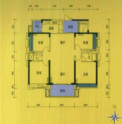 金艾陶家装：佛山禅城怡翠晋盛花园132㎡的中式风格装修鉴赏