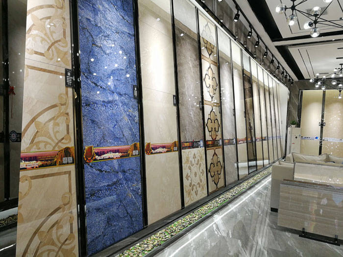 【实景案例】陶瓷一线品牌金艾陶瓷砖重庆垫江200方专卖店鉴赏